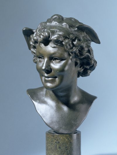 Head of Mercury (bronz) od Edouard Lanteri