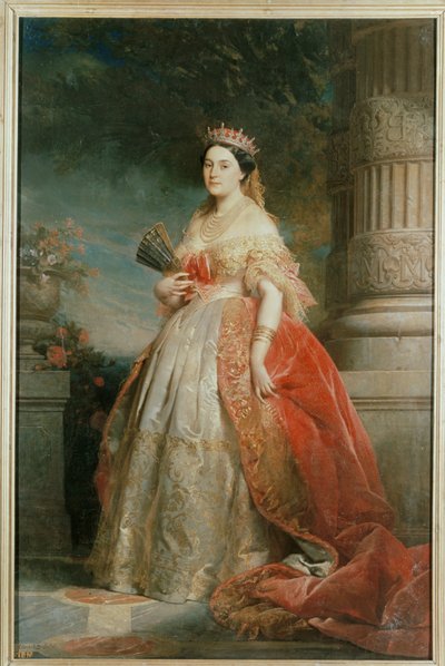 Princezna Matylda, dcera Napoleonova ... (malba na plátně) od Edouard Louis Dubufe