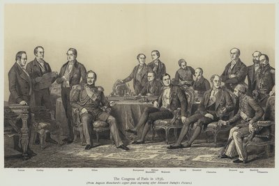 Pařížský kongres od Edouard Louis Dubufe