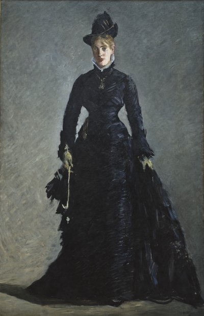 Pařížská dáma (olej na plátně) od Édouard Manet