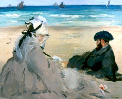 Na pláži, 1873 od Édouard Manet