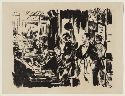 V kavárně od Édouard Manet