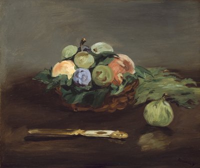 Košík ovoce od Édouard Manet