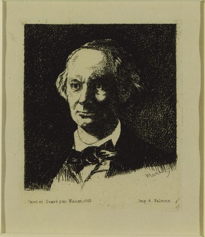 Baudelaire od Édouard Manet