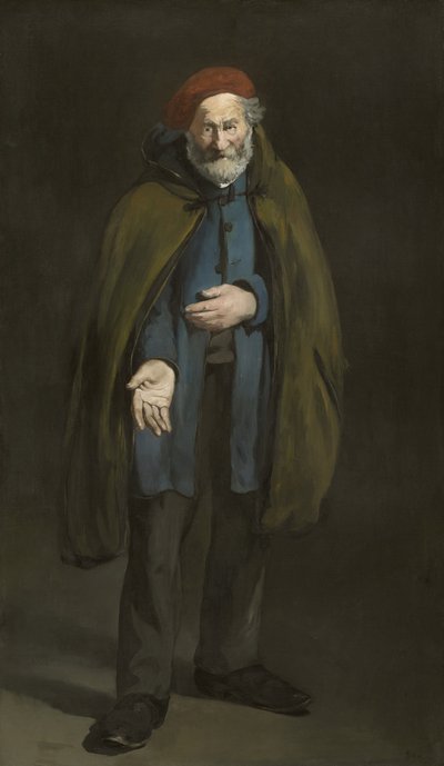 Žebrák s duffelovým kabátem od Édouard Manet