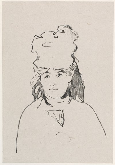 Berthe Morisot, 1872. od Édouard Manet
