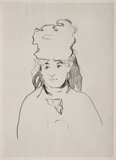 Berthe Morisot, 1872. od Édouard Manet
