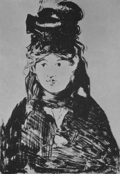 Berthe Morisot, c. 70. léta 19. století, 1946. od Édouard Manet