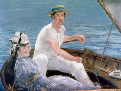 Plavba lodí, 1874 od Édouard Manet