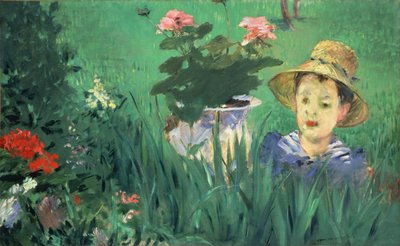 Chlapec v květech Jacques Hoschedé, 1876 od Édouard Manet