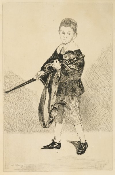Chlapec s mečem od Édouard Manet
