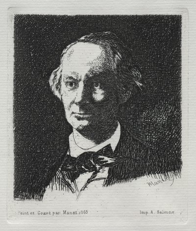 Charles Baudelaire od Édouard Manet