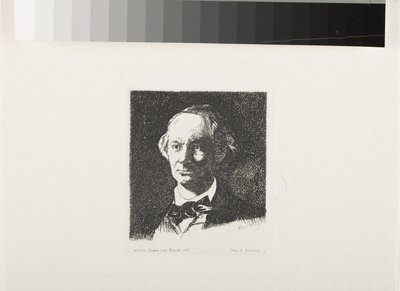 Charles Baudelaire, Full Face III od Édouard Manet