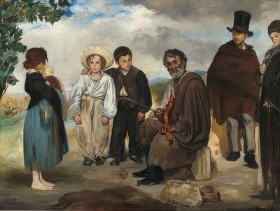 Starý hudebník. 1862 od Édouard Manet