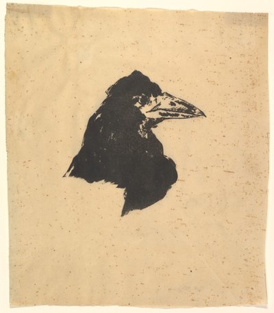 Návrh plakátu a obalu k filmu The Raven od Edgara Allana Poea, 1875. od Édouard Manet