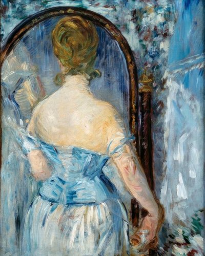 Před zrcadlem od Édouard Manet