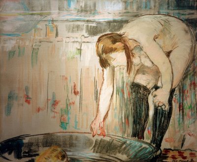 Žena s vanou od Édouard Manet