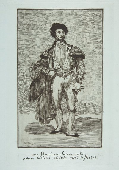 Don Mariano Camprubi Le Baïlarin, 1862-63. od Édouard Manet