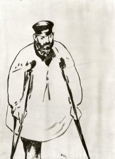 Muž o berlích od Édouard Manet