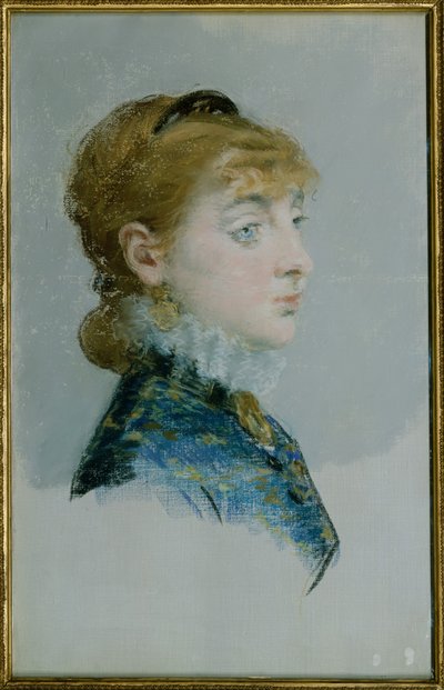 Emilie-Louise Delabigne (1848–1910), známá jako Valtesse de la Bigne od Édouard Manet