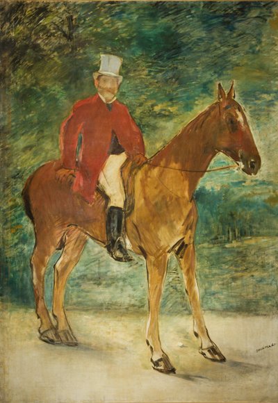 Jezdecký portrét Michela Arnauda, 1875. od Édouard Manet