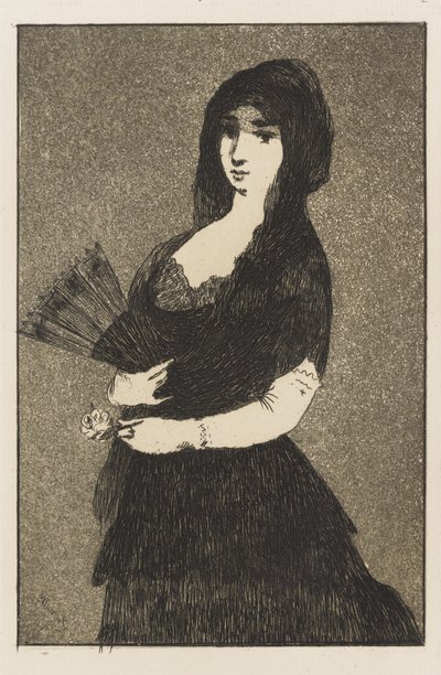 Exotická květina od Édouard Manet