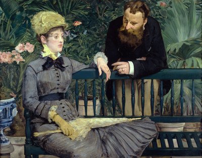 Ve skleníku od Édouard Manet