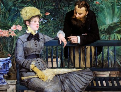 V zimní zahradě, 1879 od Édouard Manet
