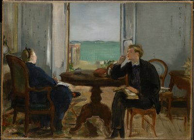 Interiér v Arcachonu od Édouard Manet