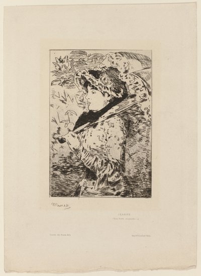 Jeanne (jaro) od Édouard Manet