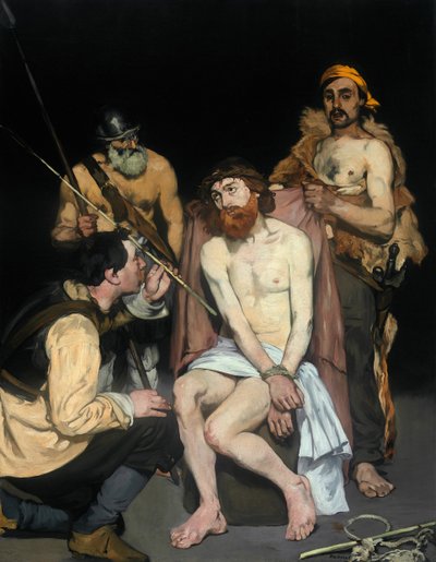 Ježíš zesměšněný vojáky, 1865. od Édouard Manet