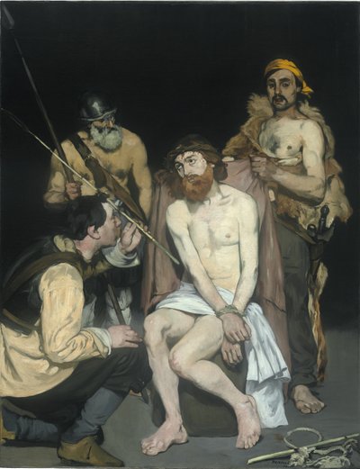 Ježíš zesměšněný vojáky, 1865 od Édouard Manet