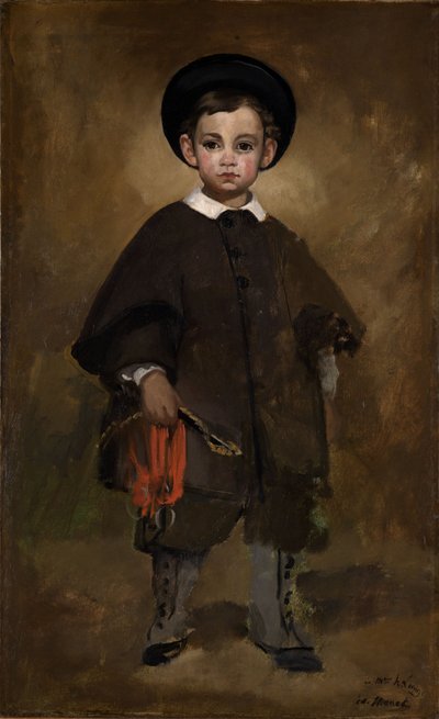 Dětský portrét od Édouard Manet