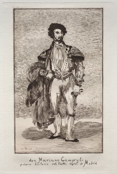 Tanečnice (Don Mariano Camprubi) od Édouard Manet