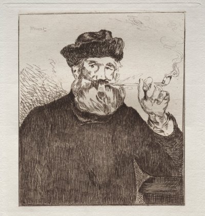 Le fumeur. od Édouard Manet