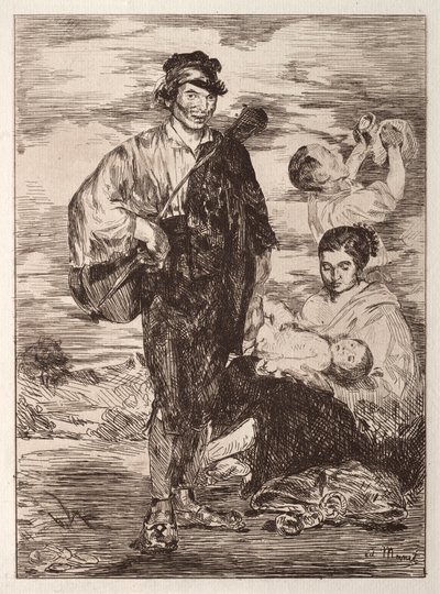 Les Gitanos. od Édouard Manet
