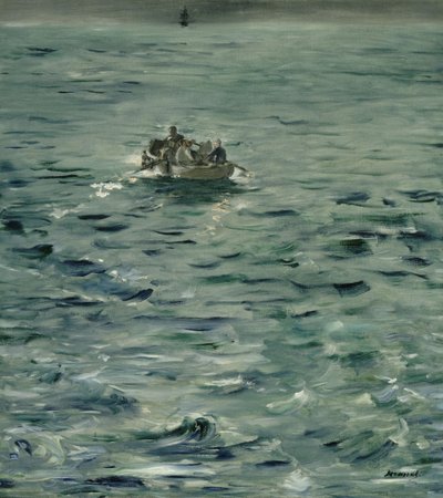 Rochefortův útěk od Édouard Manet