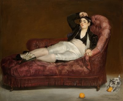 Ležící mladá žena ve španělském kostýmu. 1862-63 od Édouard Manet