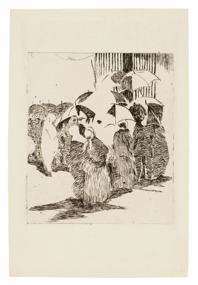Fronta před řeznictvím od Édouard Manet