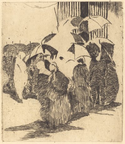 Fronta před řeznictvím Fronta před řeznictvím, 1870. od Édouard Manet