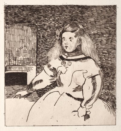 Nemluvně Marguerite od Édouard Manet