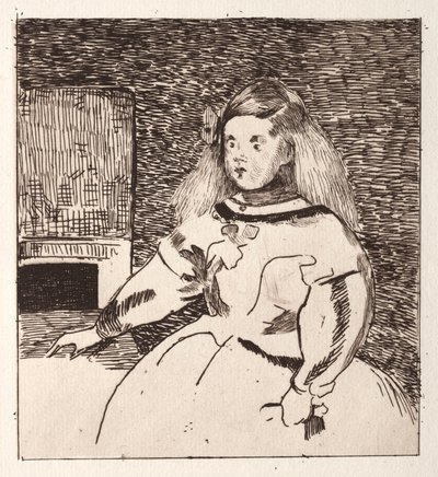 Nemluvně Marguerite. od Édouard Manet