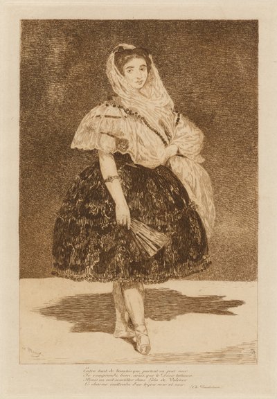 Lola de Valencia od Édouard Manet