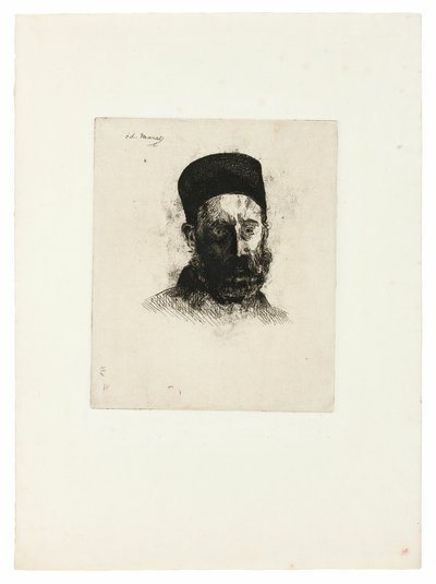 M. Manet (Umělcův otec) II od Édouard Manet