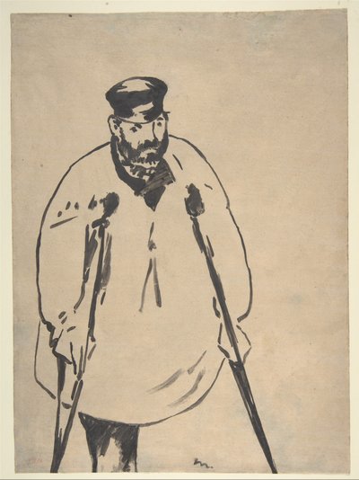 Manet - Muž o berlích, 1878 od Édouard Manet