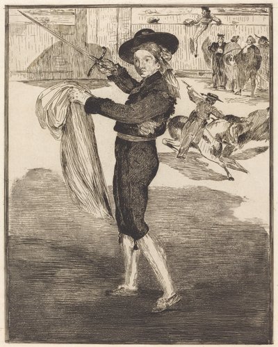 Mlle. Victorine in the Costume of an "Espada"(L