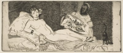Olympia malá deska, 1867. od Édouard Manet
