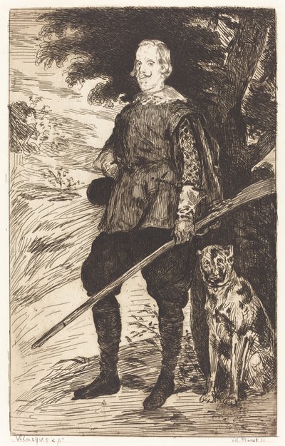 Philip V Philippe Eve, 1862. od Édouard Manet