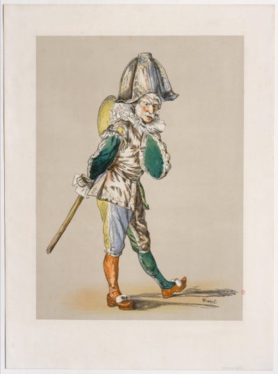 Polichinelle od Édouard Manet