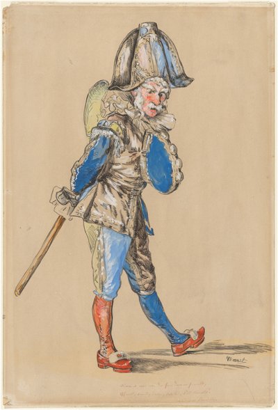 Polichinelle od Édouard Manet